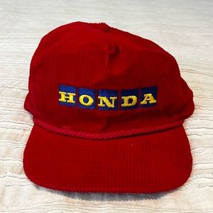 80s Vintage Honda Corduroy Hat